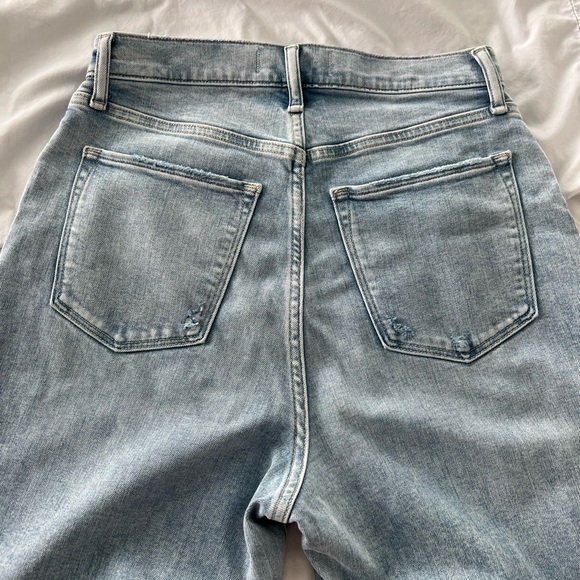 Abercrombie & Fitch Curve Love Flare Leg Jeans sz 8 Tall - Picture 3 of 7